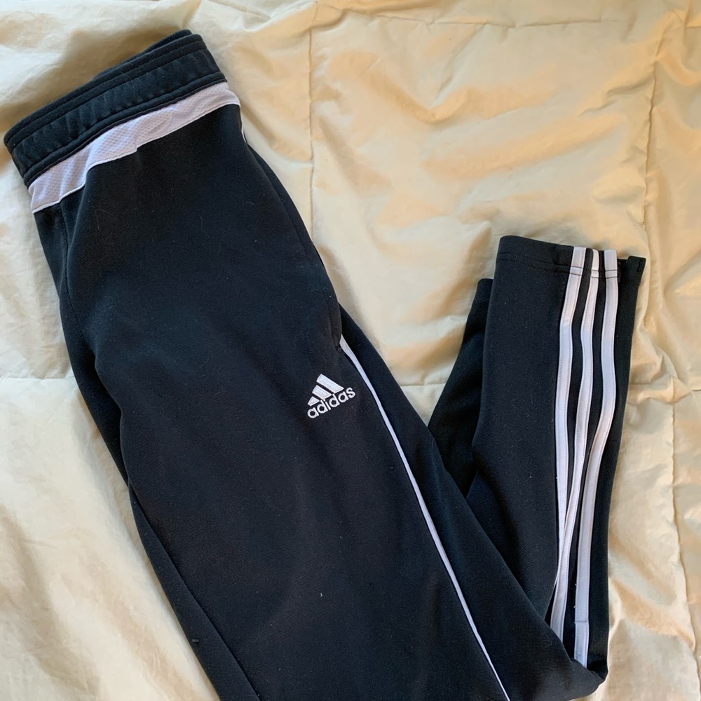 grey adidas joggers